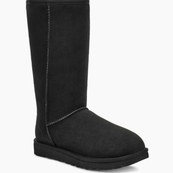 UGGs tall 12” boots black W7 - Picture 4 of 7